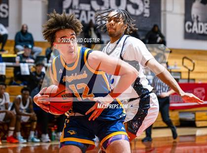 Thumbnail 1 in Friendship Tech Prep Academy vs. Highland (Capital Hoops Mayhem on Military) photogallery.