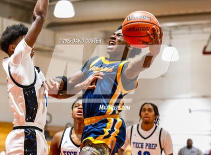 Thumbnail 3 in Friendship Tech Prep Academy vs. Highland (Capital Hoops Mayhem on Military) photogallery.