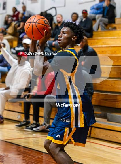 Thumbnail 2 in Friendship Tech Prep Academy vs. Highland (Capital Hoops Mayhem on Military) photogallery.