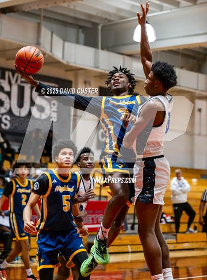 Thumbnail 2 in Friendship Tech Prep Academy vs. Highland (Capital Hoops Mayhem on Military) photogallery.