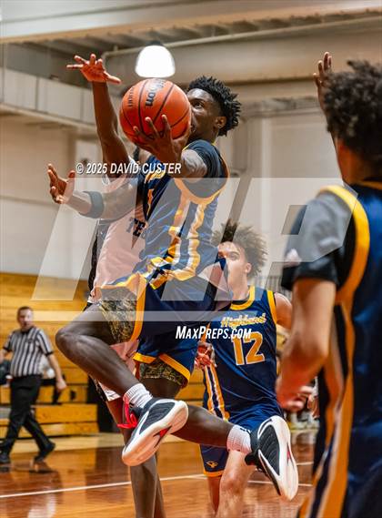 Thumbnail 1 in Friendship Tech Prep Academy vs. Highland (Capital Hoops Mayhem on Military) photogallery.