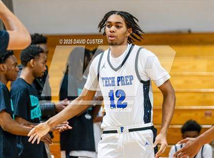 Thumbnail 1 in Friendship Tech Prep Academy vs. Highland (Capital Hoops Mayhem on Military) photogallery.