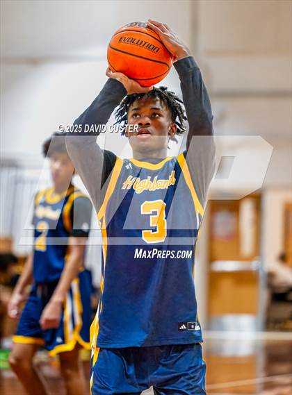 Thumbnail 1 in Friendship Tech Prep Academy vs. Highland (Capital Hoops Mayhem on Military) photogallery.