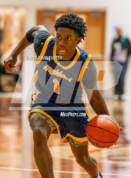 Thumbnail 2 in Friendship Tech Prep Academy vs. Highland (Capital Hoops Mayhem on Military) photogallery.