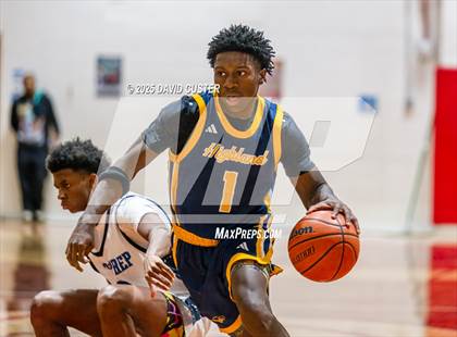 Thumbnail 1 in Friendship Tech Prep Academy vs. Highland (Capital Hoops Mayhem on Military) photogallery.