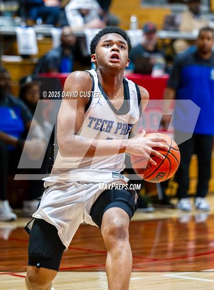 Thumbnail 3 in Friendship Tech Prep Academy vs. Highland (Capital Hoops Mayhem on Military) photogallery.