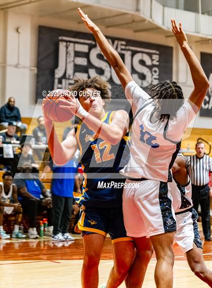 Thumbnail 2 in Friendship Tech Prep Academy vs. Highland (Capital Hoops Mayhem on Military) photogallery.