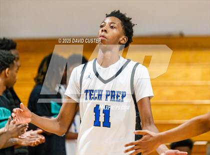 Thumbnail 3 in Friendship Tech Prep Academy vs. Highland (Capital Hoops Mayhem on Military) photogallery.