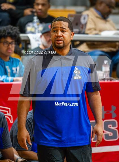 Thumbnail 2 in Friendship Tech Prep Academy vs. Highland (Capital Hoops Mayhem on Military) photogallery.