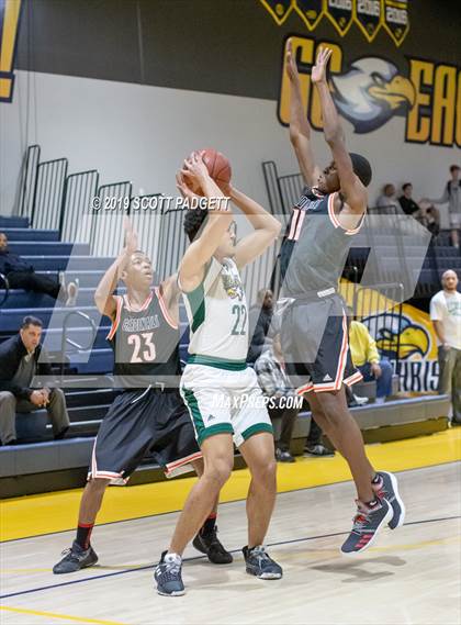 Thumbnail 2 in Eisenhower vs. San Bernardino (Rancho Christian Eagles Showcase) photogallery.