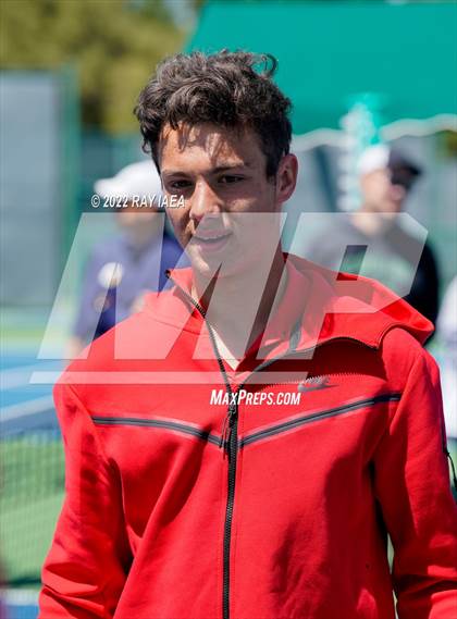 Thumbnail 3 in Mission San Jose vs Washington (CIF/USTA Nor Cal Round 1) photogallery.