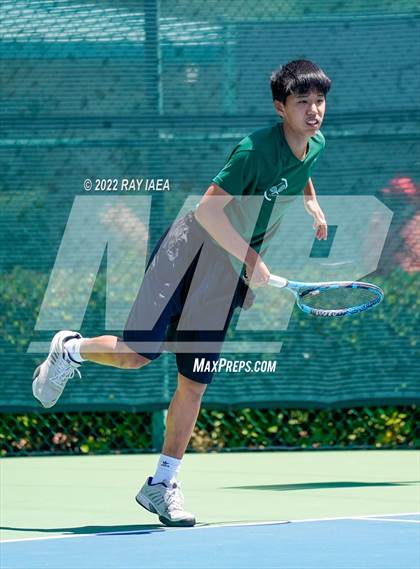 Thumbnail 3 in Mission San Jose vs Washington (CIF/USTA Nor Cal Round 1) photogallery.