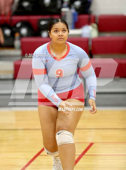 Thumbnail 2 in Mogollon vs South Mountain (The Florence VB Invitational) photogallery.