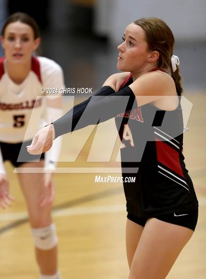 Thumbnail 3 in Mogollon vs South Mountain (The Florence VB Invitational) photogallery.