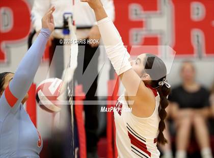 Thumbnail 2 in Mogollon vs South Mountain (The Florence VB Invitational) photogallery.