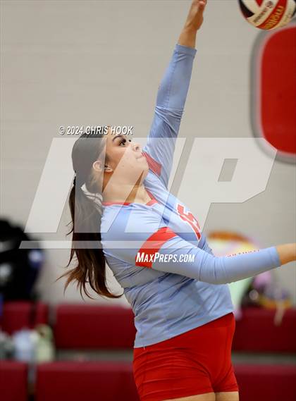 Thumbnail 2 in Mogollon vs South Mountain (The Florence VB Invitational) photogallery.