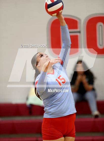 Thumbnail 3 in Mogollon vs South Mountain (The Florence VB Invitational) photogallery.