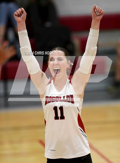 Thumbnail 3 in Mogollon vs South Mountain (The Florence VB Invitational) photogallery.