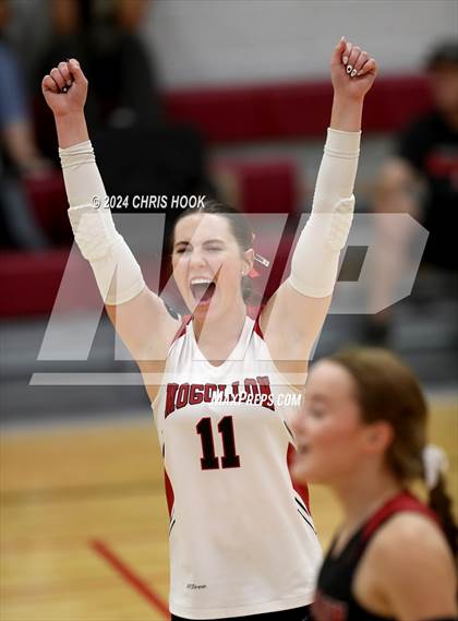 Thumbnail 1 in Mogollon vs South Mountain (The Florence VB Invitational) photogallery.