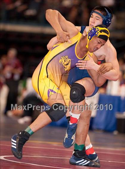 Thumbnail 1 in CIF State Wrestling Championships (Day 1 - Round 4) photogallery.