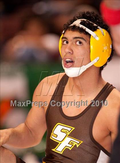 Thumbnail 1 in CIF State Wrestling Championships (Day 1 - Round 4) photogallery.