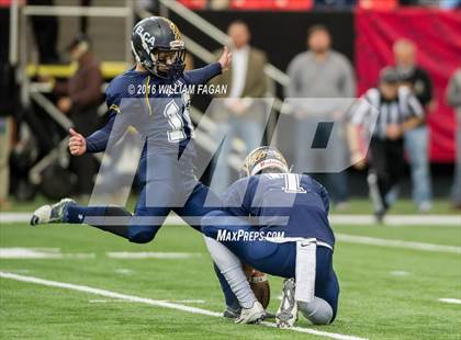 Thumbnail 1 in Eagle's Landing Christian Academy vs. Fellowship Christian (GHSA 1A-Private Final) photogallery.