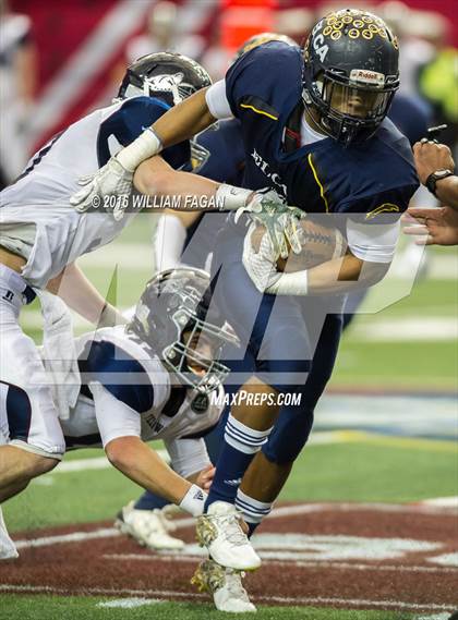 Thumbnail 1 in Eagle's Landing Christian Academy vs. Fellowship Christian (GHSA 1A-Private Final) photogallery.