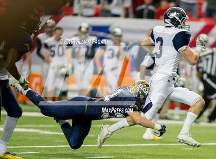 Thumbnail 1 in Eagle's Landing Christian Academy vs. Fellowship Christian (GHSA 1A-Private Final) photogallery.