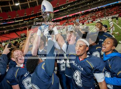 Thumbnail 2 in Eagle's Landing Christian Academy vs. Fellowship Christian (GHSA 1A-Private Final) photogallery.