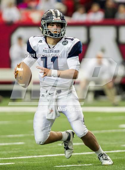 Thumbnail 3 in Eagle's Landing Christian Academy vs. Fellowship Christian (GHSA 1A-Private Final) photogallery.