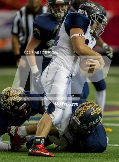 Thumbnail 2 in Eagle's Landing Christian Academy vs. Fellowship Christian (GHSA 1A-Private Final) photogallery.