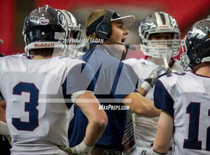 Thumbnail 1 in Eagle's Landing Christian Academy vs. Fellowship Christian (GHSA 1A-Private Final) photogallery.