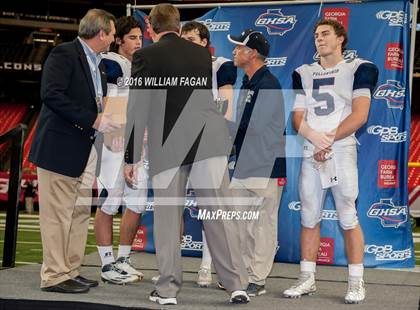 Thumbnail 1 in Eagle's Landing Christian Academy vs. Fellowship Christian (GHSA 1A-Private Final) photogallery.