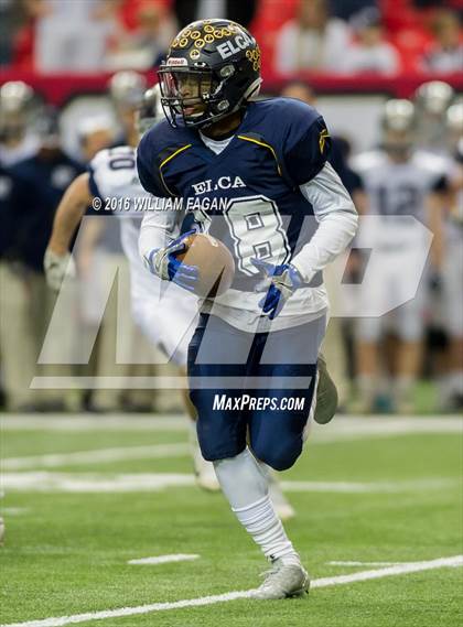 Thumbnail 1 in Eagle's Landing Christian Academy vs. Fellowship Christian (GHSA 1A-Private Final) photogallery.