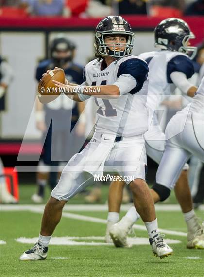 Thumbnail 1 in Eagle's Landing Christian Academy vs. Fellowship Christian (GHSA 1A-Private Final) photogallery.
