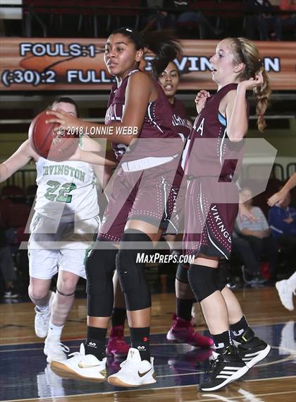 Thumbnail 3 in Irvington vs (Section 1 Class B Semifinal) photogallery.