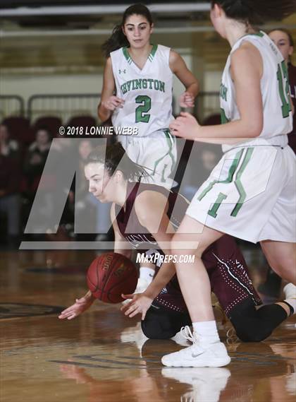 Thumbnail 2 in Irvington vs (Section 1 Class B Semifinal) photogallery.