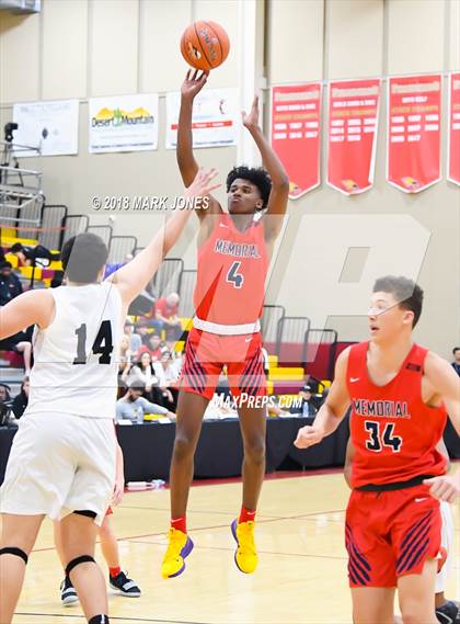Thumbnail 1 in San Joaquin Memorial vs. Pinnacle (Hoophall West Tournament) photogallery.