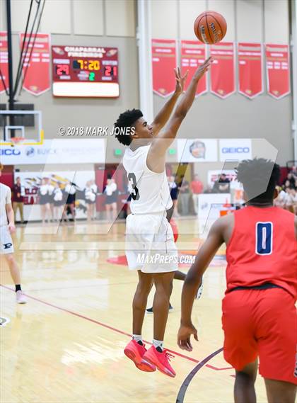 Thumbnail 2 in San Joaquin Memorial vs. Pinnacle (Hoophall West Tournament) photogallery.