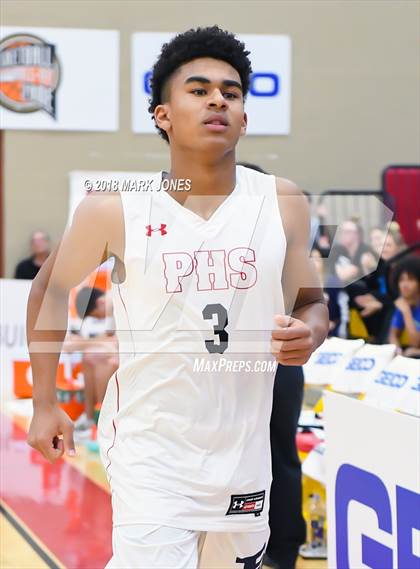 Thumbnail 1 in San Joaquin Memorial vs. Pinnacle (Hoophall West Tournament) photogallery.