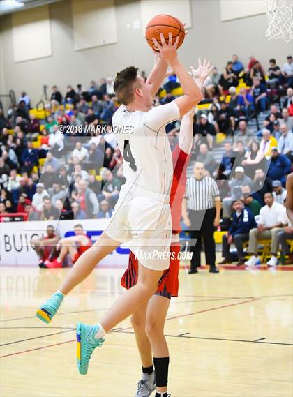 Thumbnail 3 in San Joaquin Memorial vs. Pinnacle (Hoophall West Tournament) photogallery.