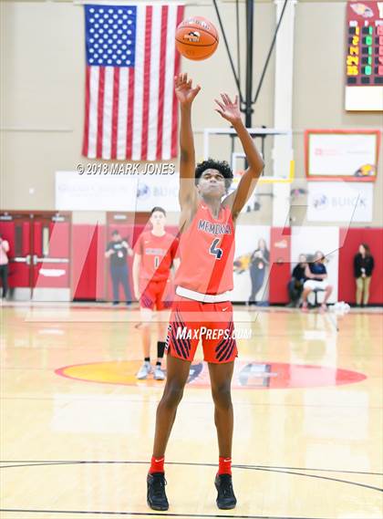 Thumbnail 1 in San Joaquin Memorial vs. Pinnacle (Hoophall West Tournament) photogallery.