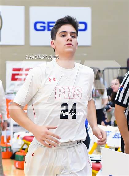 Thumbnail 1 in San Joaquin Memorial vs. Pinnacle (Hoophall West Tournament) photogallery.