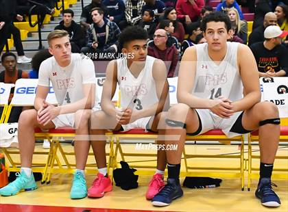 Thumbnail 1 in San Joaquin Memorial vs. Pinnacle (Hoophall West Tournament) photogallery.