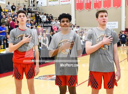 Thumbnail 1 in San Joaquin Memorial vs. Pinnacle (Hoophall West Tournament) photogallery.