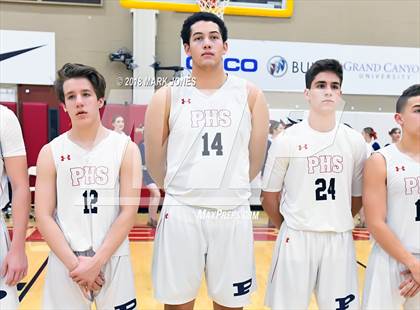 Thumbnail 1 in San Joaquin Memorial vs. Pinnacle (Hoophall West Tournament) photogallery.
