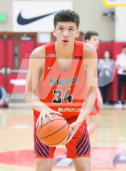 Thumbnail 2 in San Joaquin Memorial vs. Pinnacle (Hoophall West Tournament) photogallery.