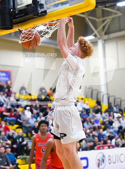 Thumbnail 1 in San Joaquin Memorial vs. Pinnacle (Hoophall West Tournament) photogallery.