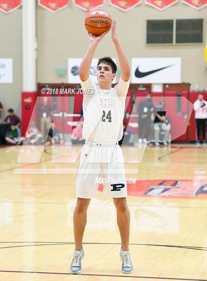 Thumbnail 1 in San Joaquin Memorial vs. Pinnacle (Hoophall West Tournament) photogallery.