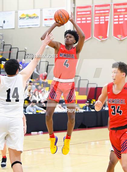 Thumbnail 3 in San Joaquin Memorial vs. Pinnacle (Hoophall West Tournament) photogallery.